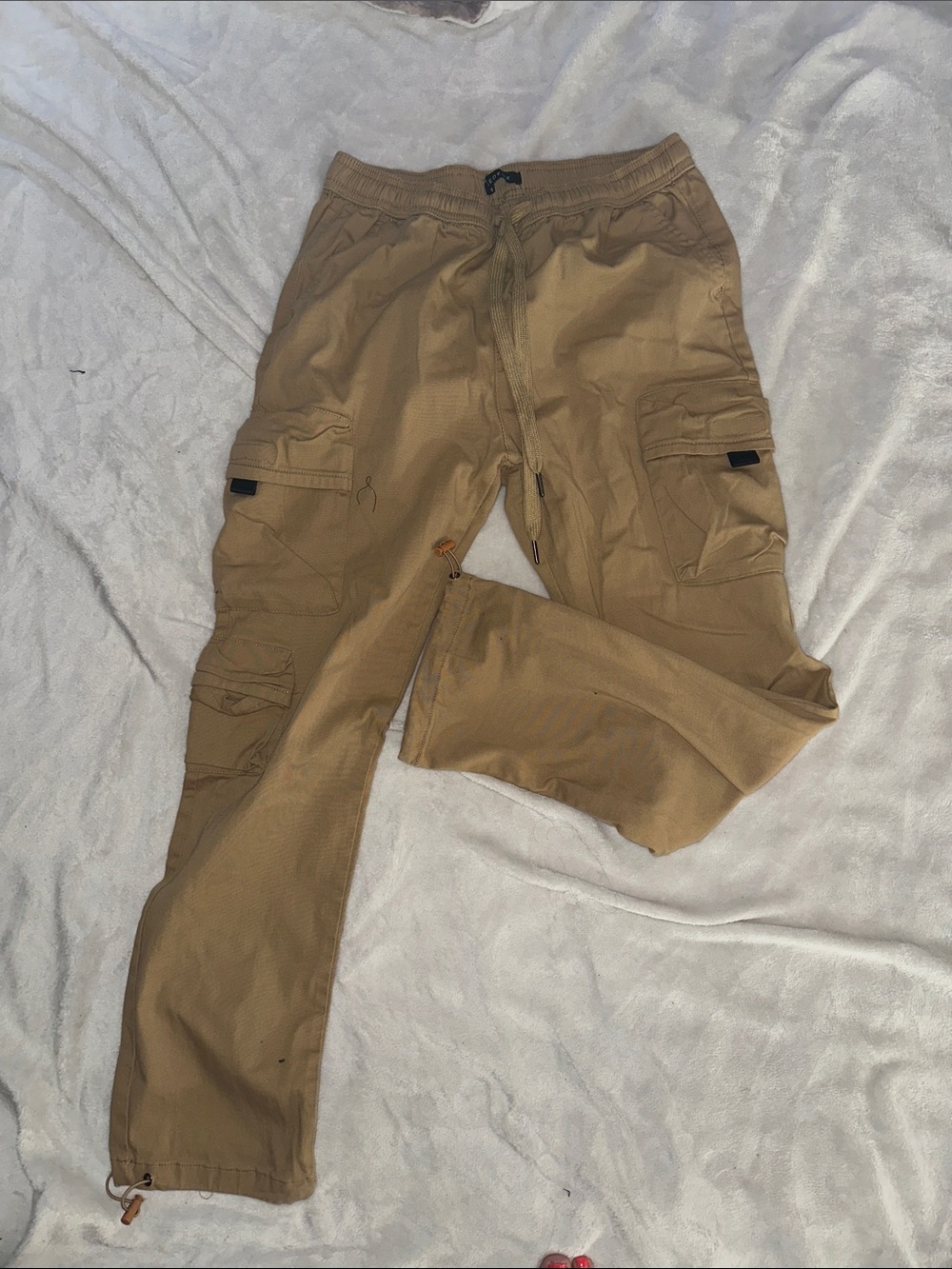 Women’s Cargo Utility Pants in Tan